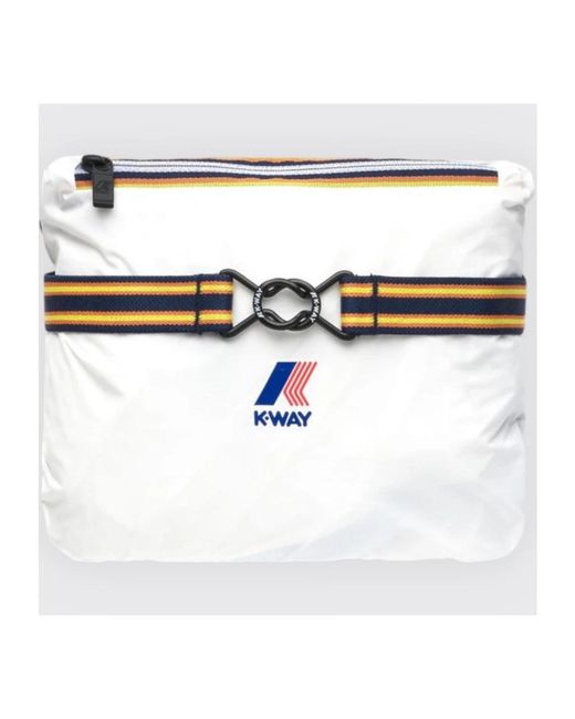 K-Way Jassen ,Wit ,Klassieke Claude Jas in het White