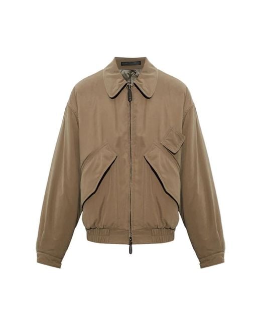 Giorgio Armani Natural Bomber Jackets for men