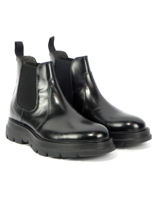 Marco Ferretti Black Chelsea Boots for men