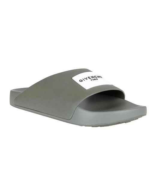 Givenchy Label Slide in het Gray voor heren