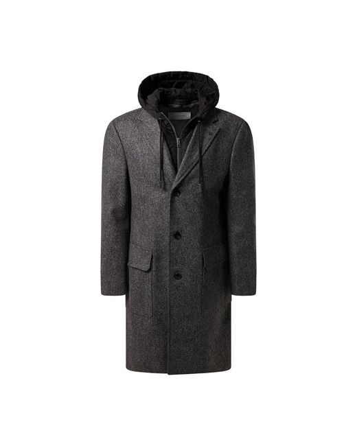Baldessarini Black Single-Breasted Coats for men