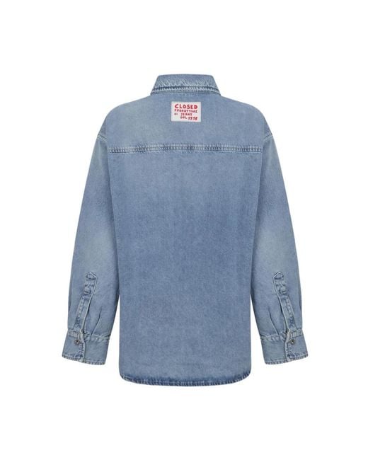 Closed Blue Denim Shirts
