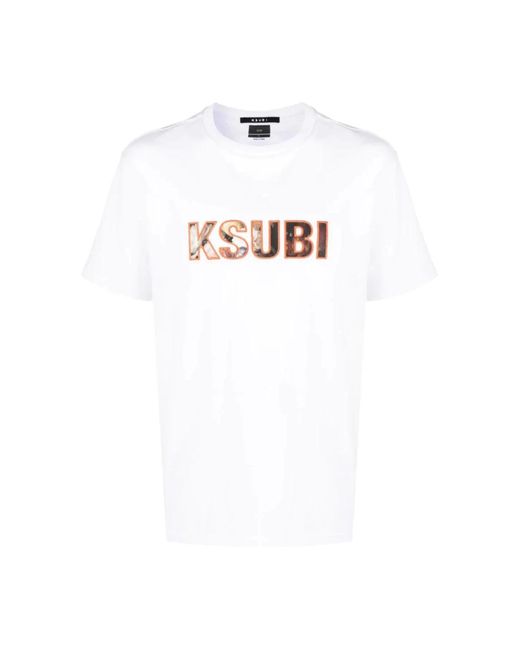 T-camicie di Ksubi in White da Uomo