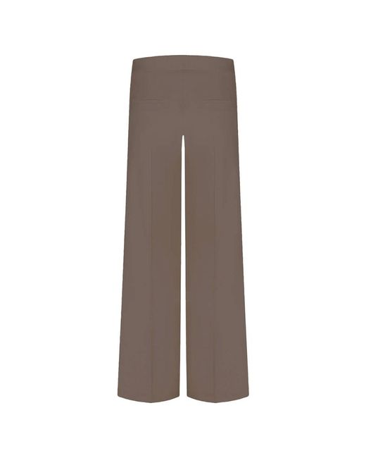 Cambio Brown Wide Trousers