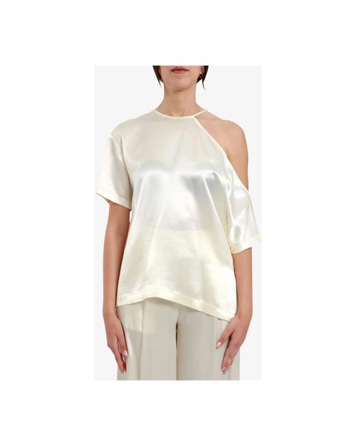 Blouses & shirts > blouses Erika Cavallini Semi Couture en coloris White