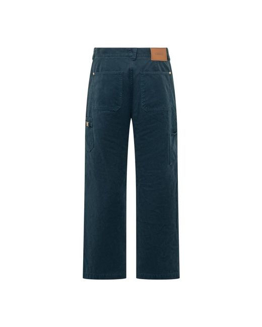 Versace Blue Straight Jeans for men
