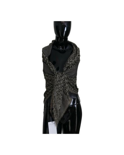 CoSTUME NATIONAL Black Winter Scarves