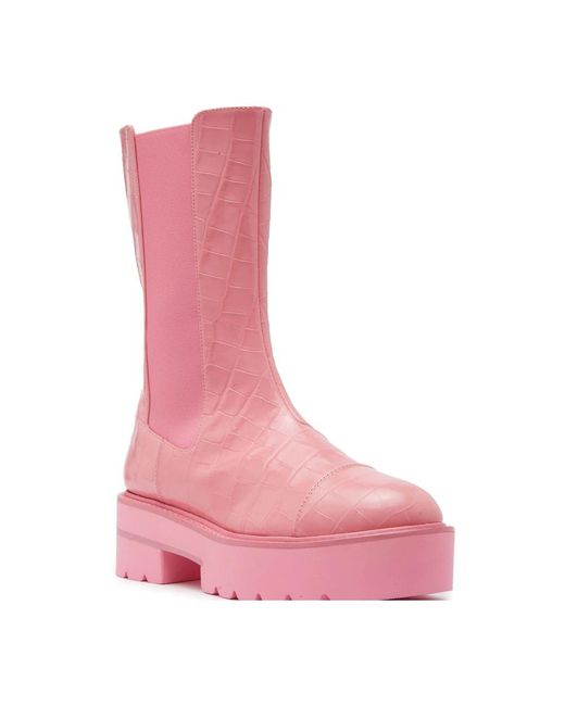 Stuart Weitzman Pink Presley Ultralift Bootie