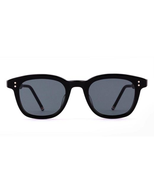 Thom Browne Black Rechteckige Sonnenbrille