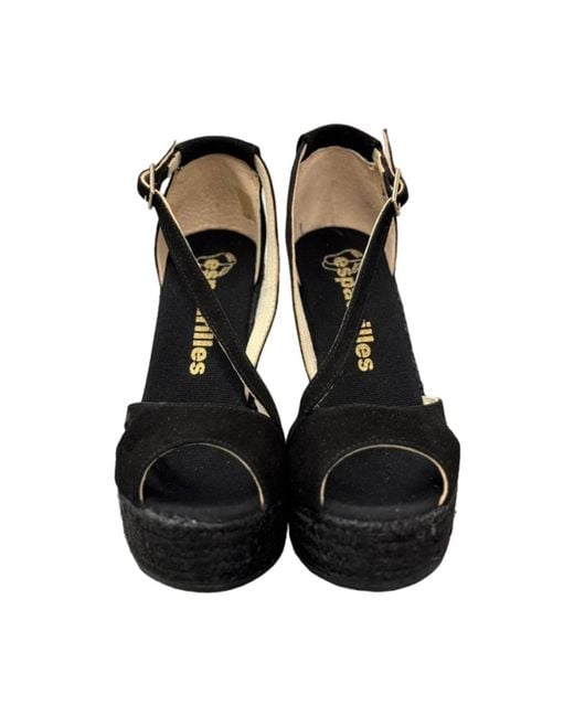 Espadrilles Black Schwarze sandalen