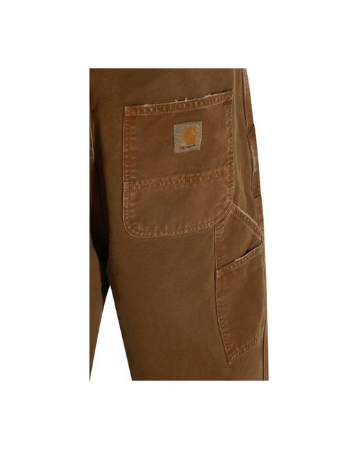 Carhartt Brown Straight Fit Jeans for men