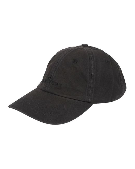 Stone Island Black Caps for men