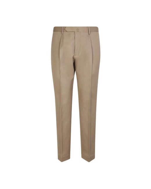 Dell'Oglio Natural Suit Trousers for men