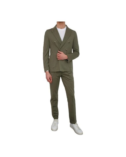 Circolo 1901 Green Suit Trousers for men