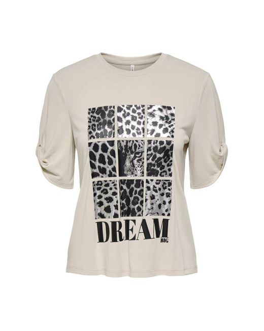 ONLY T-Shirts in het White
