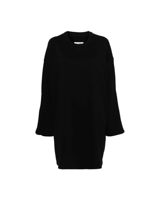 MM6 by Maison Martin Margiela Black Knitted Dresses