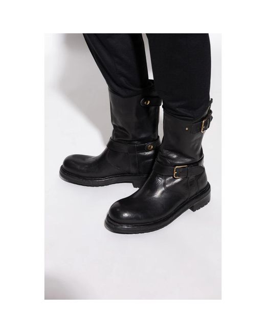 Dolce & Gabbana Black Ankle Boots for men