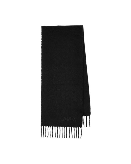 Isabel Marant Black Alpaka Firny Schal