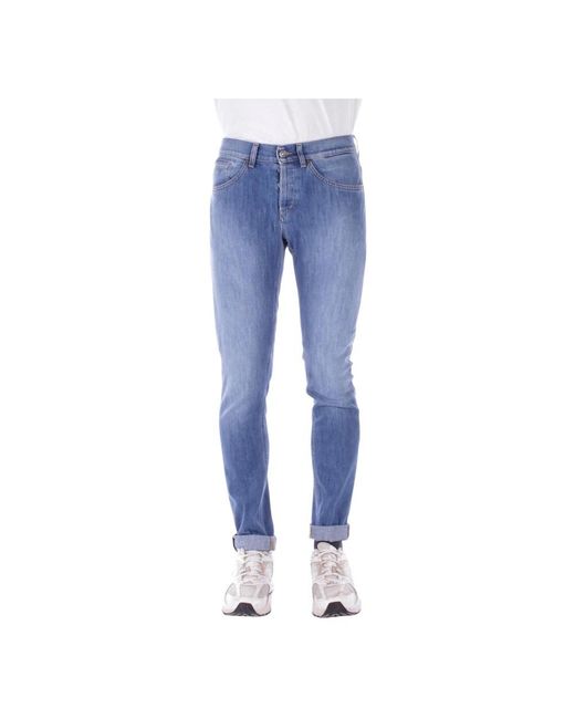 Dondup Blue Slim Fit Jeans for men