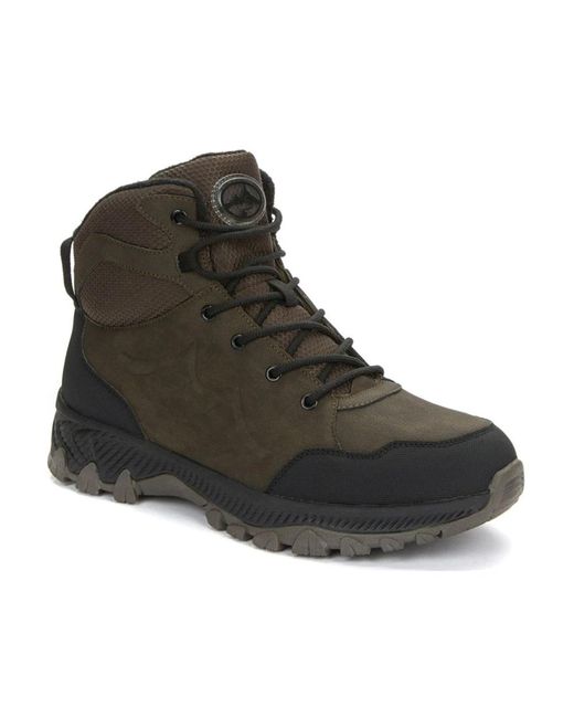 Grunberg Black Lace-Up Boots for men