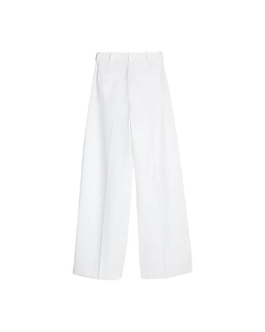 Tommy Hilfiger White Wide Trousers