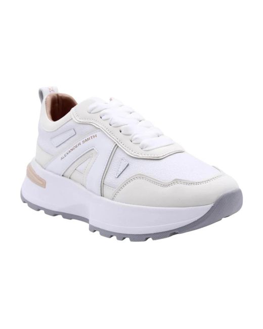 Alexander Smith White Mina Sneaker