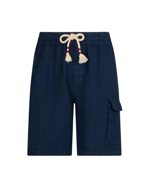 Mc2 Saint Barth Blue Casual Shorts for men