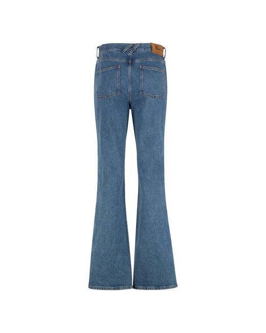 Burberry Blue Flare Jeans