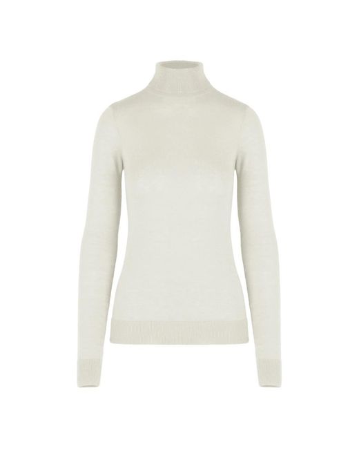 Bomboogie Slim Turtleneck in het White voor heren