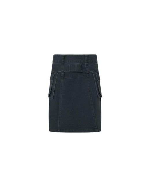 Halfboy Blue Denim Skirts