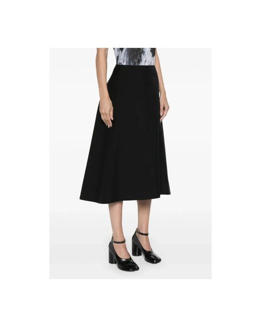 Marni Black Midi Skirts