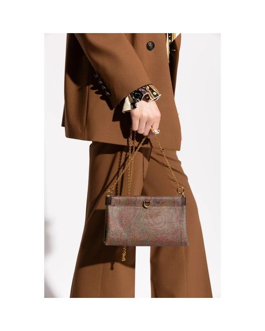 Etro Brown Clutches