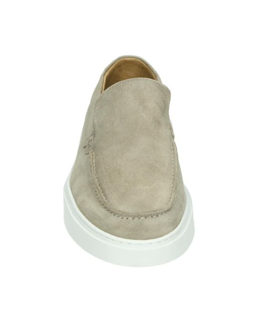 GIORGIO Taupe Wildleder Slip-On Schuhe in Green für Herren