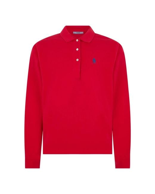 Prada Red Polo Shirts