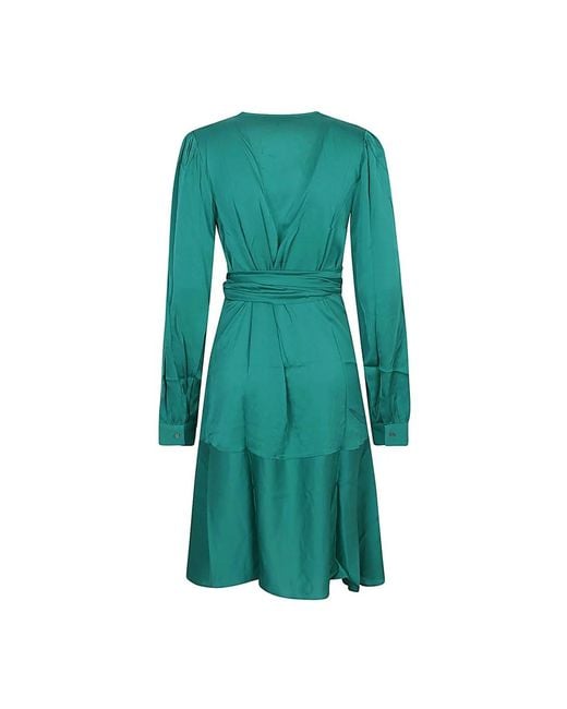 Midi Dresses Silk95five de color Green