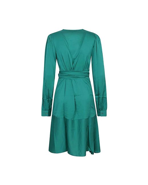 Silk95five Kleedjes ,Groen ,Midi Kleedjes in het Green