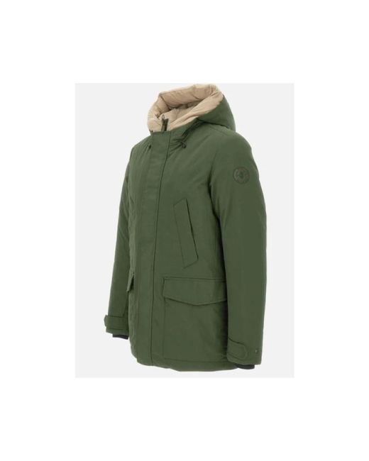 Save The Duck Jassen ,Groen ,Katoen Parka P32292M Coto 21.21652 in het Green voor heren