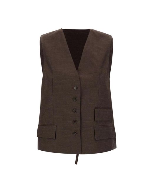 Birgitte Herskind Brown Vests