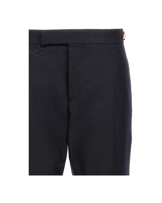Thom Browne Broek Met Lage Taille in het Blue voor heren