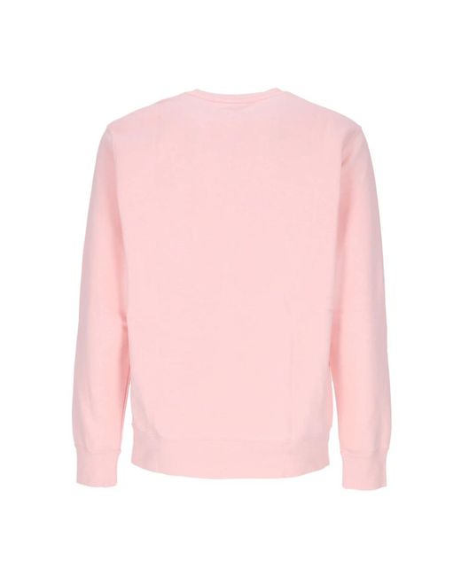 Nike Fitness ,Roze ,Katoen Graphic Crew Sweatshirt in het Pink voor heren