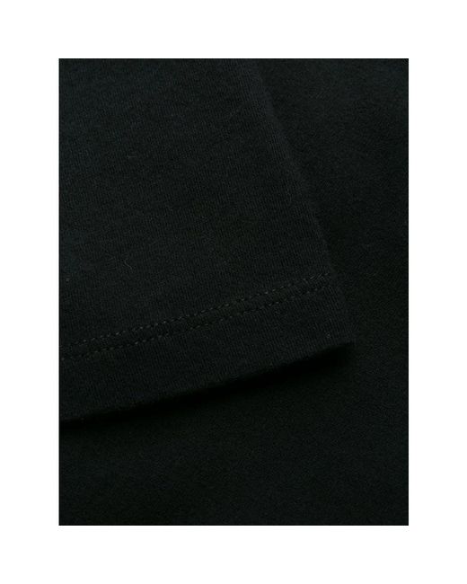 Majestic Filatures Black T-Shirts for men