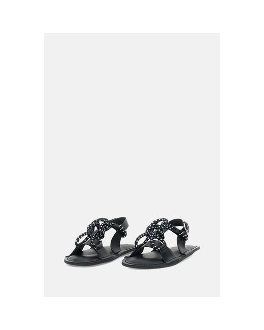 Plan C Blue Ledersandalen