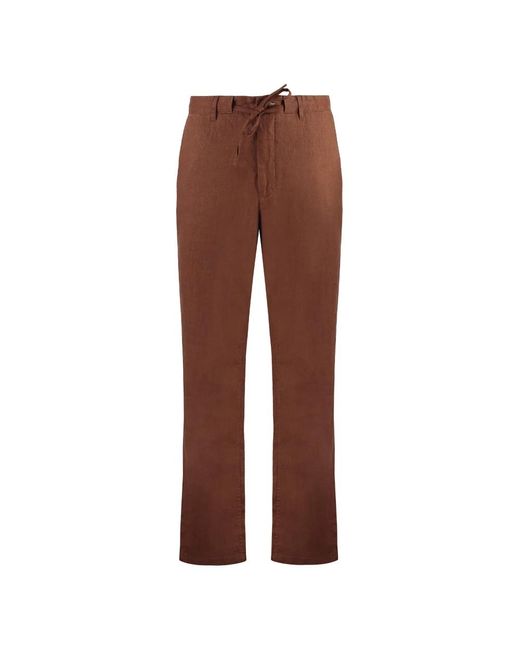 Straight Trousers di Gant in Brown da Uomo