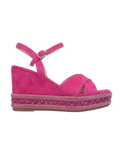 Alma En Pena. Pink Wedges