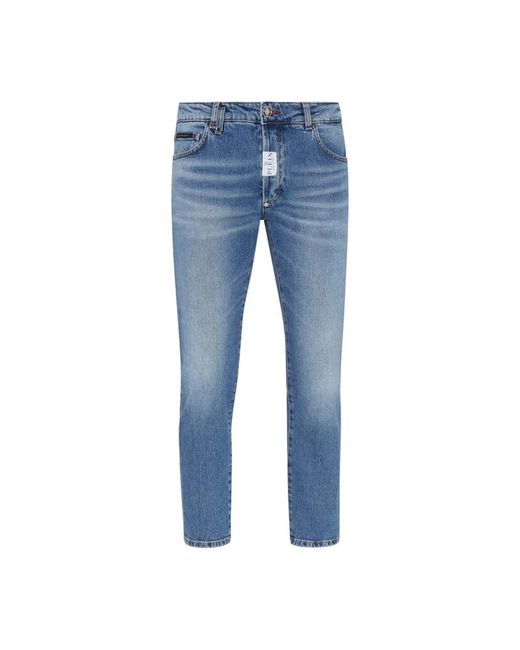 Jeans in denim classici per l'uso quotidiano di Philipp Plein in Blue da Uomo