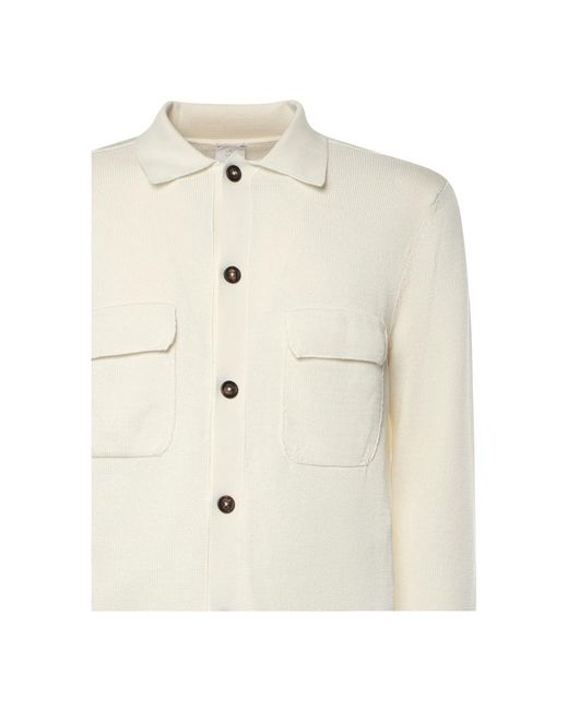 Eleventy White Cardigans for men