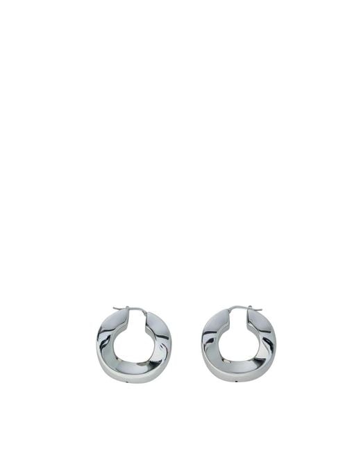 Jil Sander White Earrings