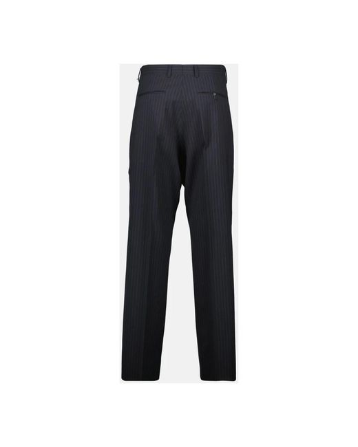 Dior Blue Straight Trousers for men