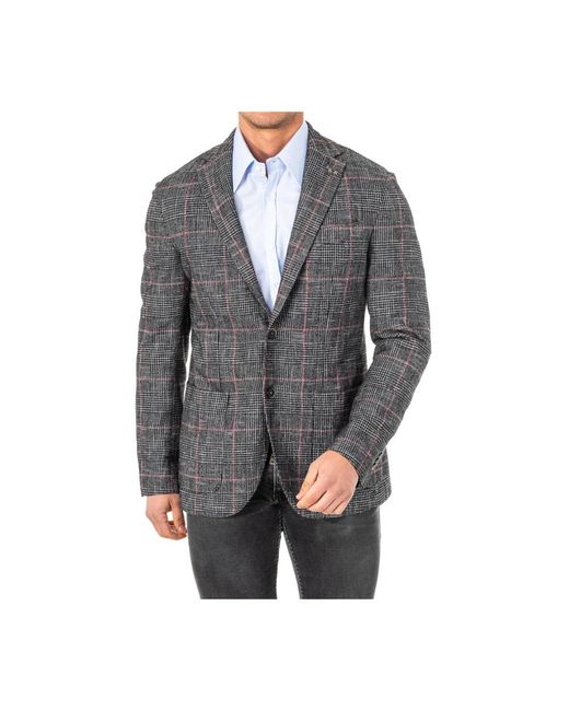 La Martina Gray Formal Blazers for men