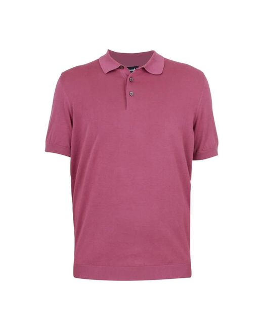 Drumohr Pink Polo Shirts for men